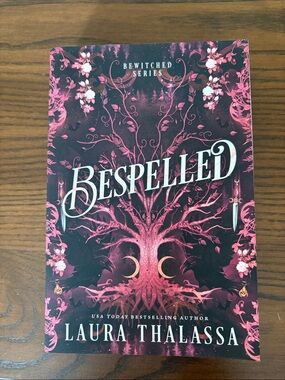 Bespelled by Laura Thalassa - Dark Pink & Black Cover